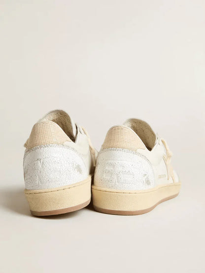 Ball Star LTD CNY in pelle bianca con stella avorio