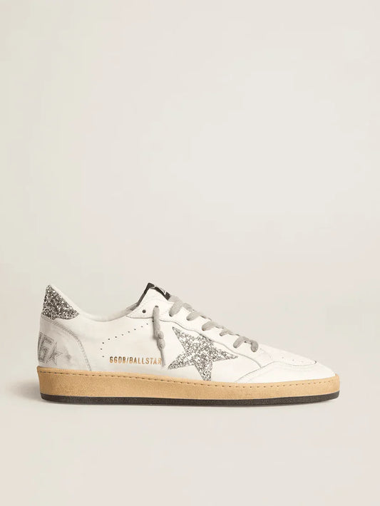 Ball Star Wishes in nappa con stella e talloncino glitter