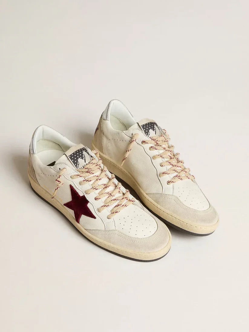Ball Star Mountain Uomo LTD in pelle con stella in velluto bordeaux