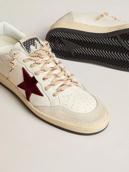 Ball Star Mountain Uomo LTD in pelle con stella in velluto bordeaux