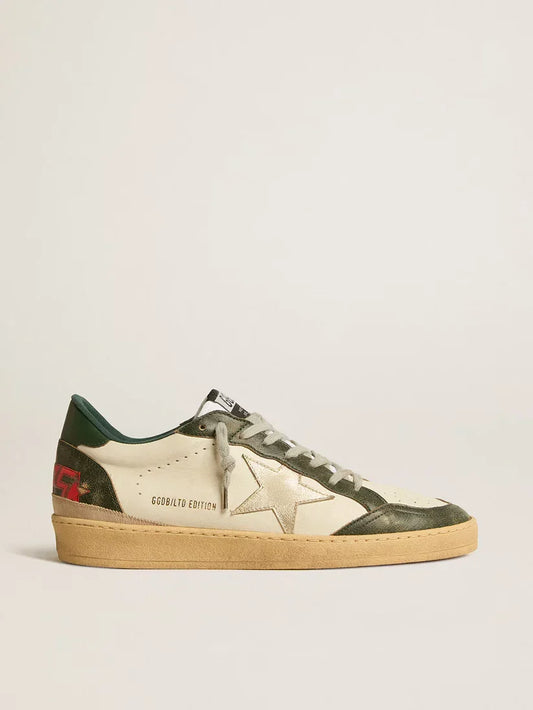Ball Star LTD con stella in pelle platino e talloncino in pelle verde