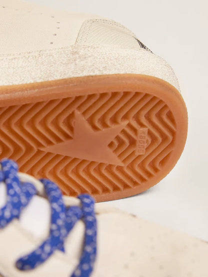 Ball Star LTD in nappa bianca con stella argento