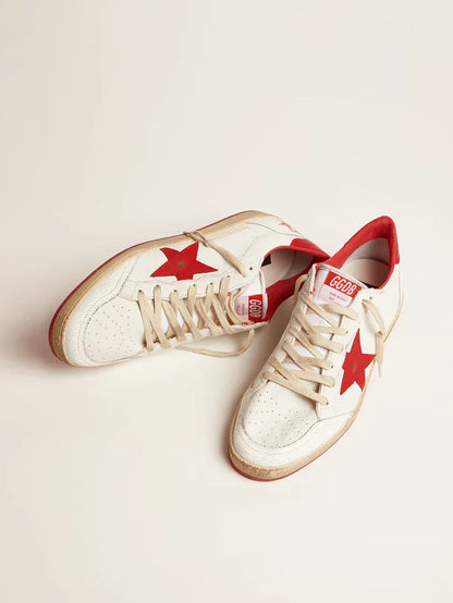 Ball Star bianche in pelle