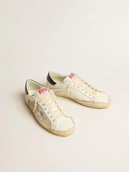 Super-Star LTD in rete e pelle con stella argento e talloncino blu