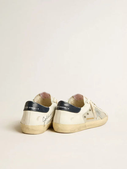 Super-Star LTD in rete e pelle con stella argento e talloncino blu