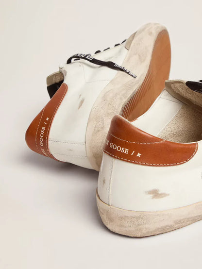Super-Star con stella in canvas verde oliva