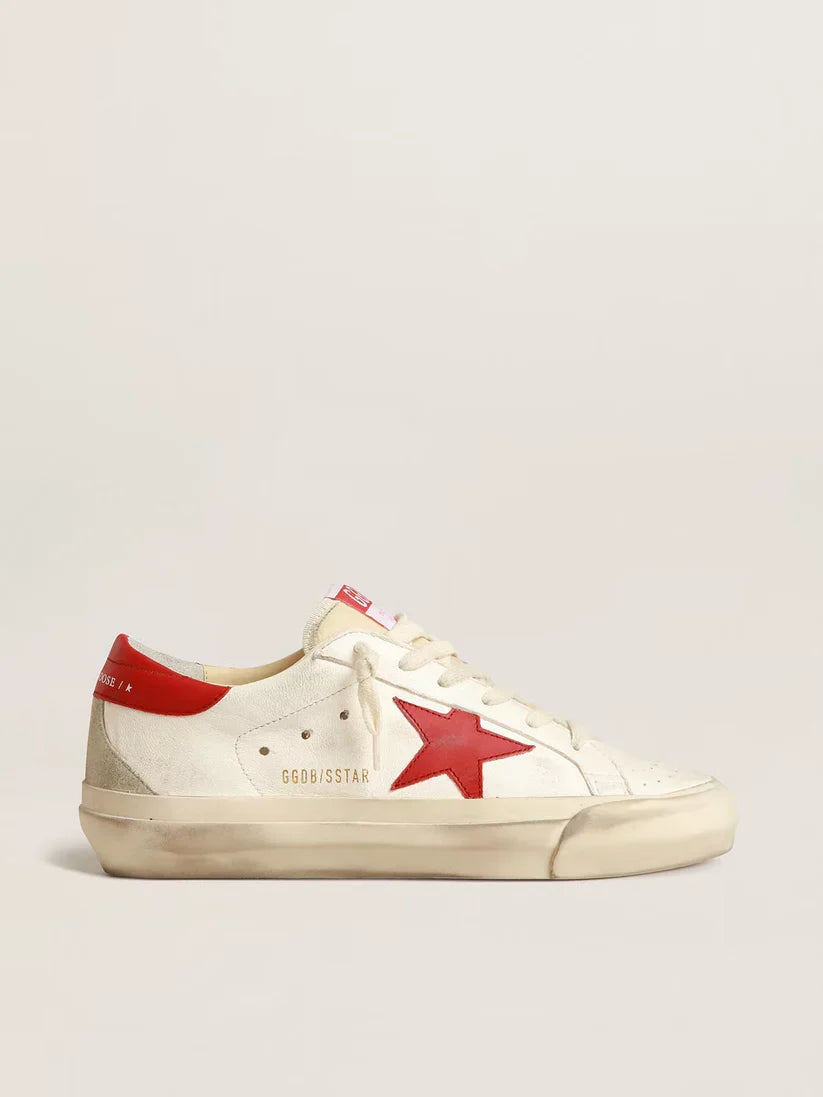 Super-Star LTD in nappa con stella e talloncino rossi