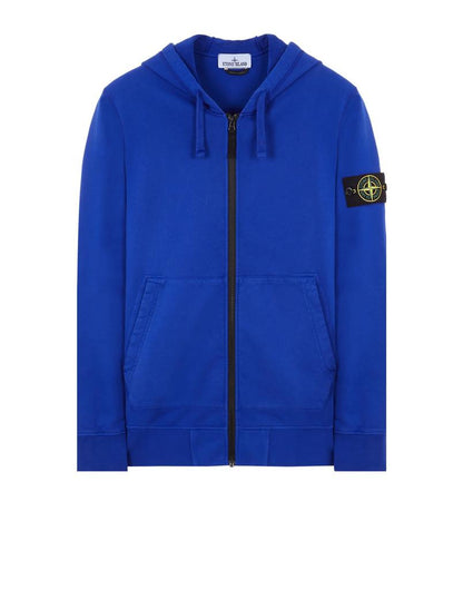 2 x 1 : Felpa Zip Stone Island Cappuccio