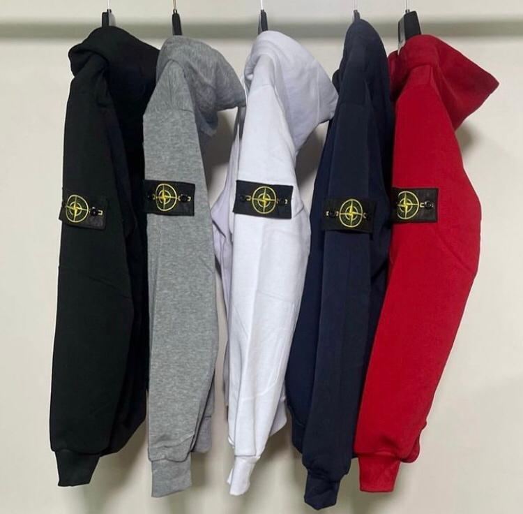 2 x 1 : Felpa Stone Island Cappuccio