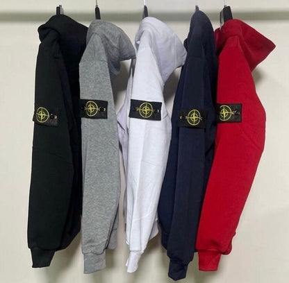 2 x 1 : Felpa Stone Island Cappuccio